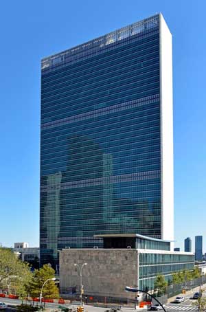 UN_Building United Nations headquarters in New York City