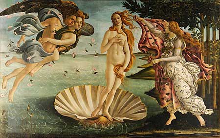 The Birth of Venus by Sandro Botticelli 