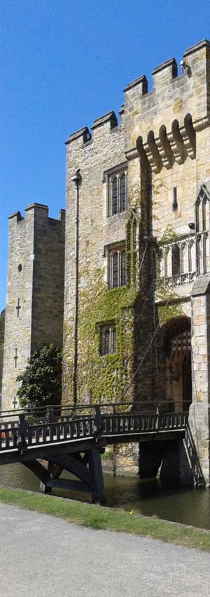 Drawbridge over Hever Castle