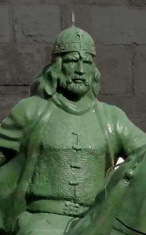 Bronze statue of Saladin