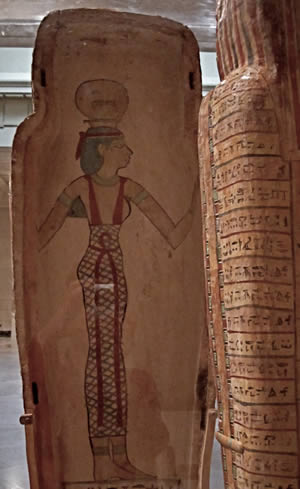 Egyptian mummy case