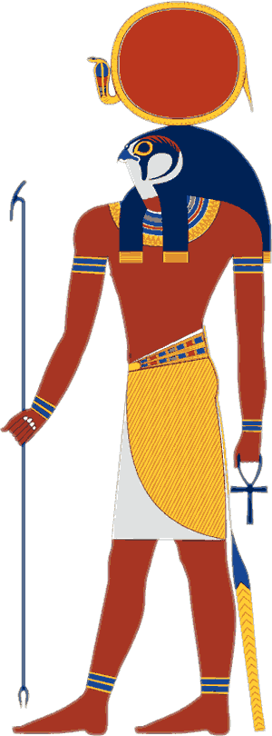 Ra, the Egyptian God of the Sun (drawing)