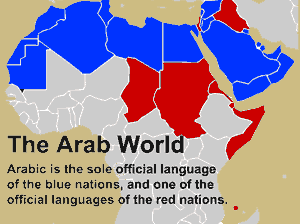 Map of the Arab World