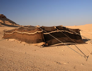 Bedouin-tent A Bedouin tent