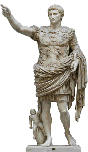 Caesar Augustus statue