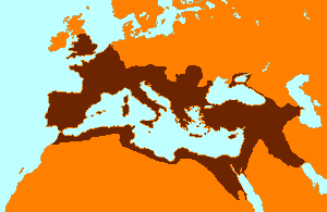 Roman Empire map