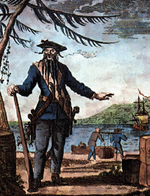 Blackbeard - Caribbean Pirate