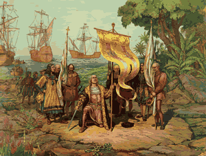 Columbus discovers America (painting)