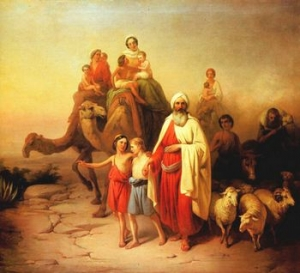 Abraham_Moving_Out Abraham Moving Out (painting)