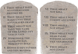 The Ten COmmandments