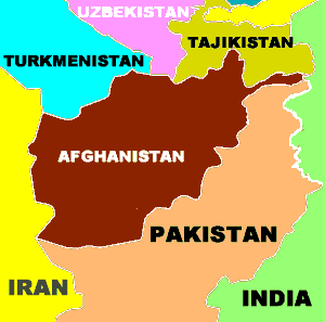 Afghanistan (map)