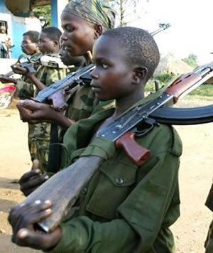 Child soldier in Liberia