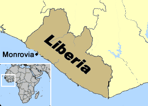Liberia (map)