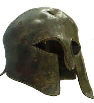 Spartan helmet