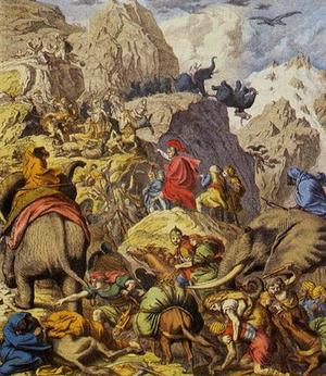 Hannibal_crossing_the_Alps Hannibal Crossing the Alps