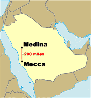 Hijra Map of the Hijra