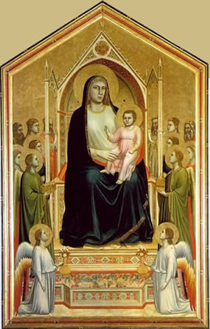 Madonna Enthroned by Giotto