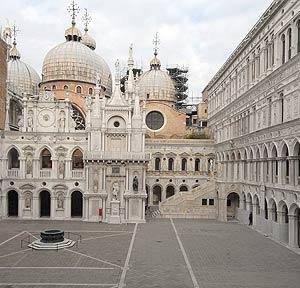 Palazzo-ucale The Doge’s Palace in Venice, Italy.