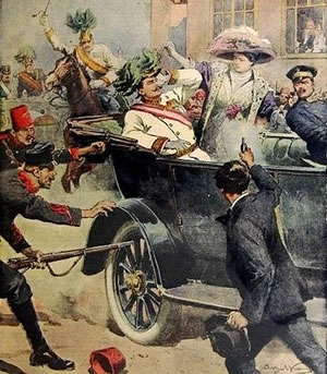 Assassination of Franz Ferdinand (illustration)