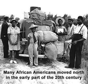 African Americans moving during World War I