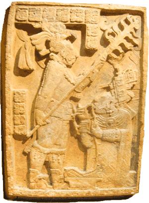 Maya carving