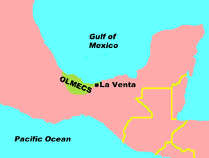 Olmec civilization (map)