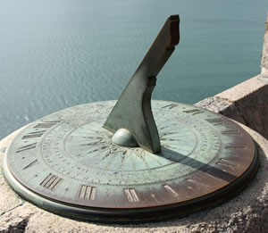 Sundial measuring time