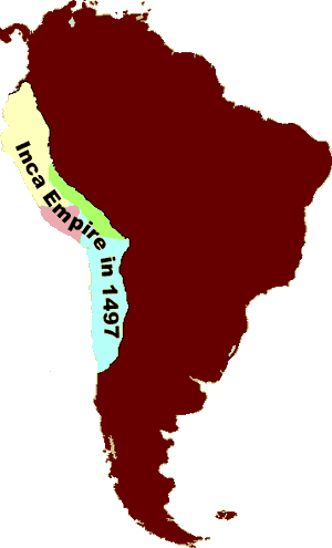 Map of the Inca Empire