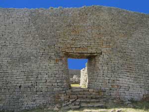 The ruins of Great Zimbabwe