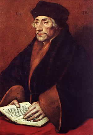 Renaissance humanist Desiderius Erasmus