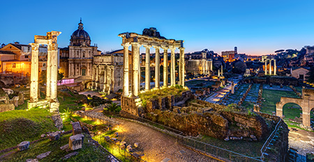 The Roman Forum today