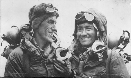 Edmind Hillary and Tenzing Norgay